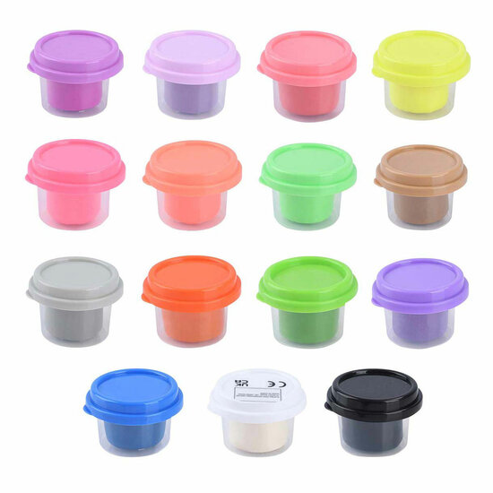 Play Rainbow Kleiset, 15 Kleipotjes