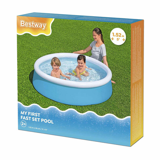 Bestway My First Fast Set Zwembad Rond, 152cm