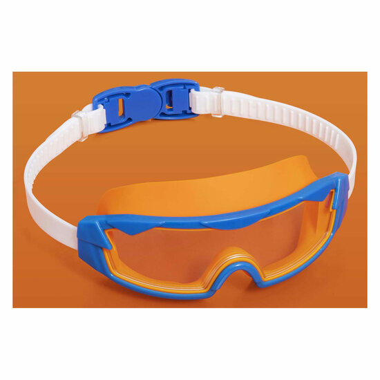 Bestway Tidal Surge Duikbril Blauw Oranje, 7 jaar
