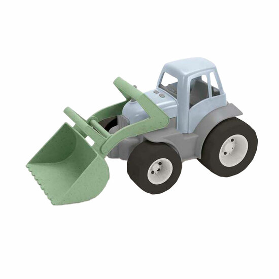 Dantoy Tractor met Voorlader Groen/Blauw, 30cm