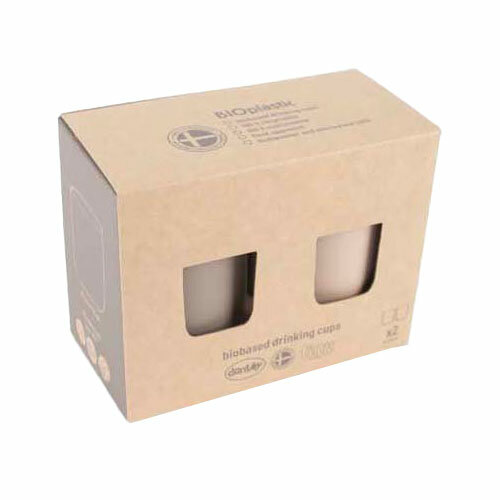 Dantoy Bekerset Mokka/Beige, 2dlg.