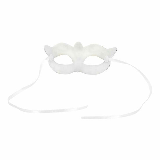 Oogmasker Venice Felina Zilver