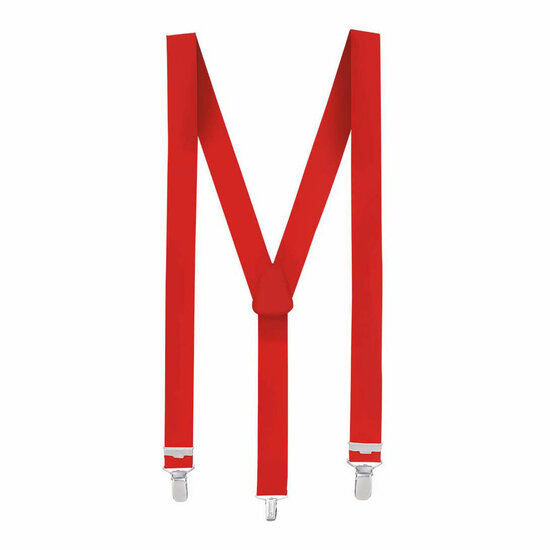 Bretels Basic Rood