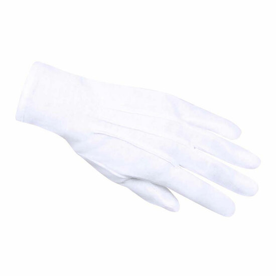 Handschoenen met Drukknop Wit XL