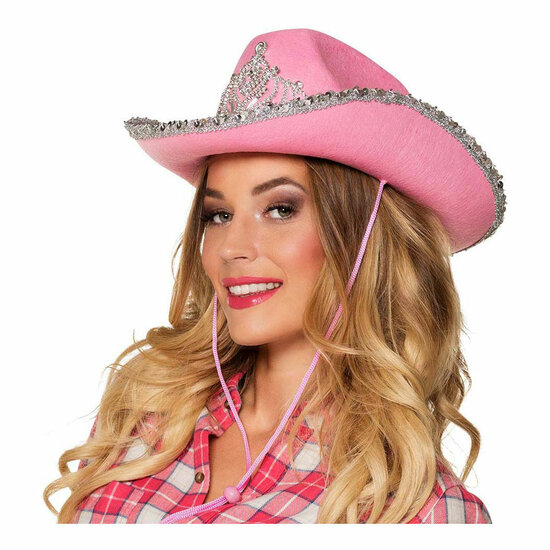Hoed Glimmer Roze