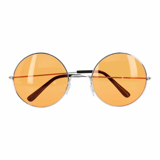 Partybril Hippie XL Oranje