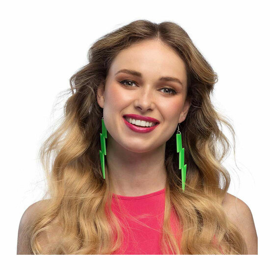 Oorbellen Flash Neon Groen