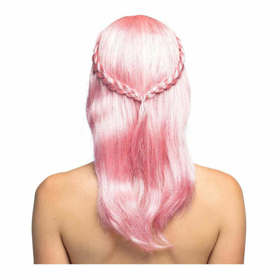 Pruik Roze