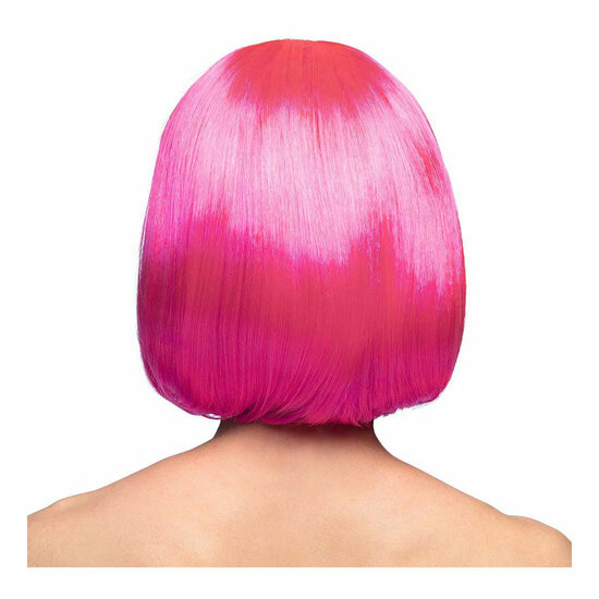 Pruik Cabaret Roze