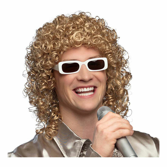 Pruik met Bril
