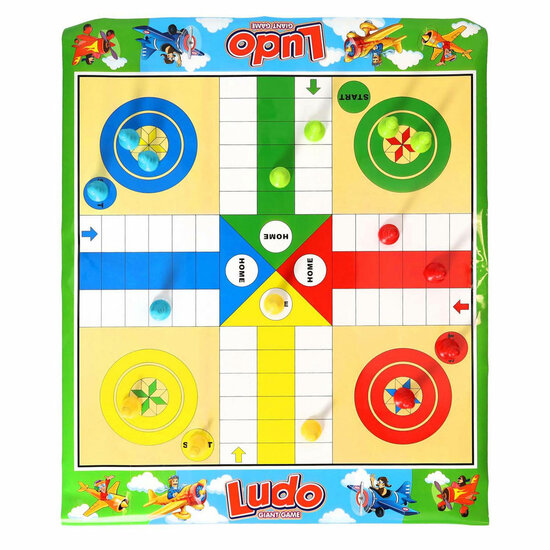 Snakes &amp; Ludo Bordspel Dubbelzijdig