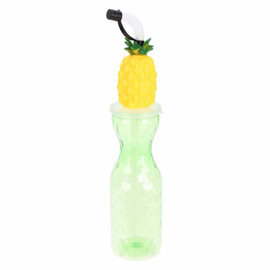 Drinkbeker met Rietje 500ml - Ananas