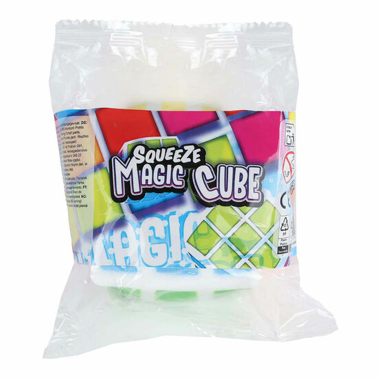 Squeeze Magische Kubus, 6cm