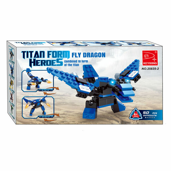 Titans Robot Bouwblokjes Bouwset 3 in 1