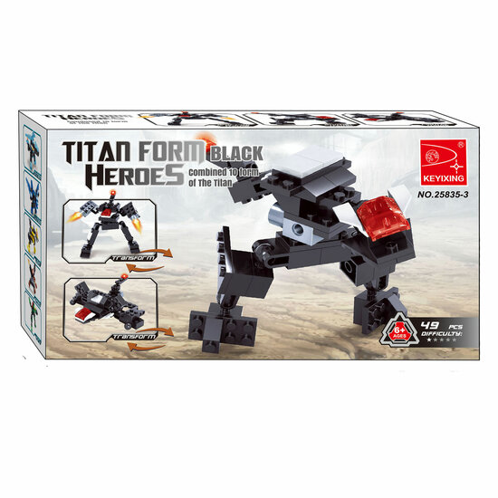 Titans Robot Bouwblokjes Bouwset 3 in 1