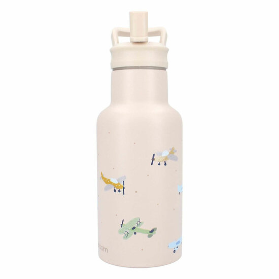Kidzroom Drinkfles Sweet Sips Vliegtuigen, 350ml