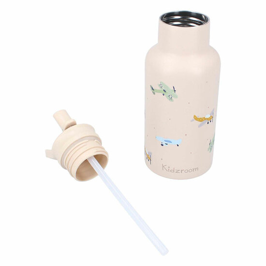 Kidzroom Drinkfles Sweet Sips Vliegtuigen, 350ml