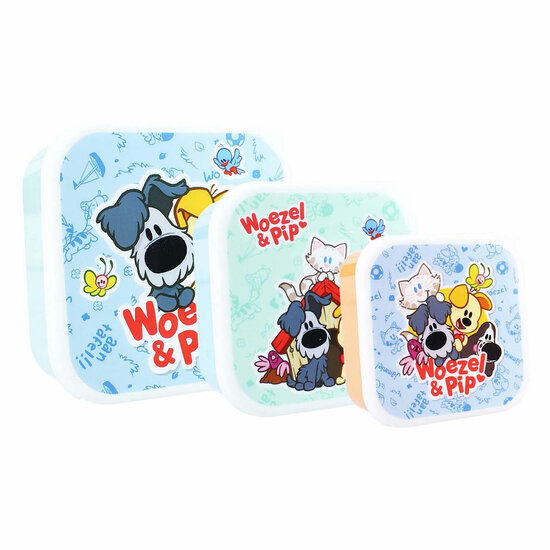 Woezel &amp; Pip Broodtrommel 3-in-1 Fresh Bites