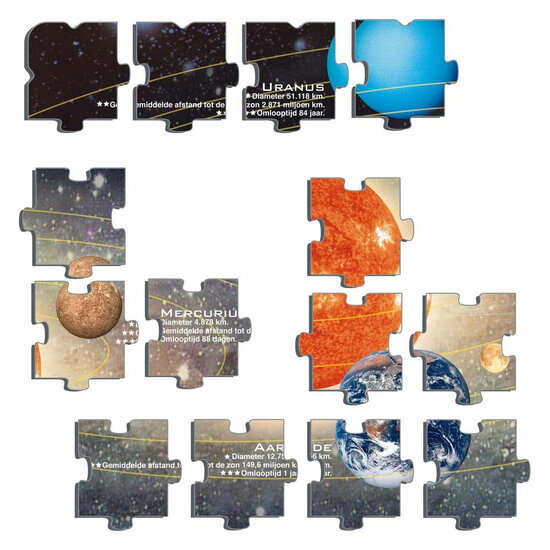 Larsen Legpuzzel Het Zonnestelsel, 70st.