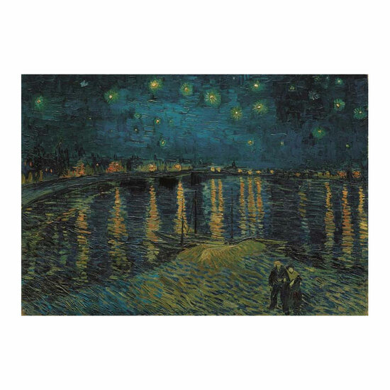 Clementoni Legpuzzel Kunstwerken Sterrennacht boven de Rh&ocirc;ne, 1000st.