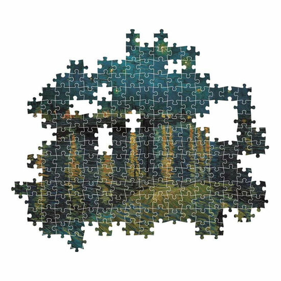 Clementoni Legpuzzel Kunstwerken Sterrennacht boven de Rh&ocirc;ne, 1000st.