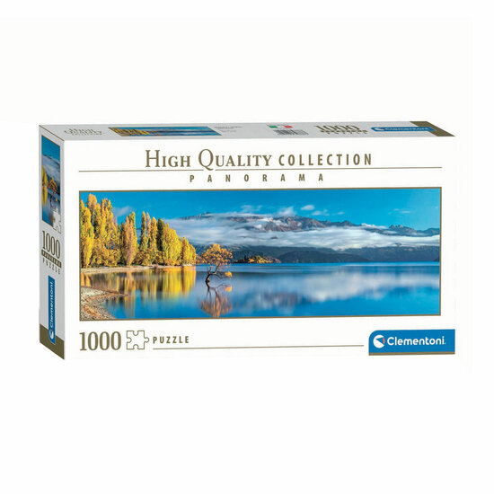Clementoni Panoramapuzzel Wanaka&#039;s Gouden Weerspiegelingen, 1000st.