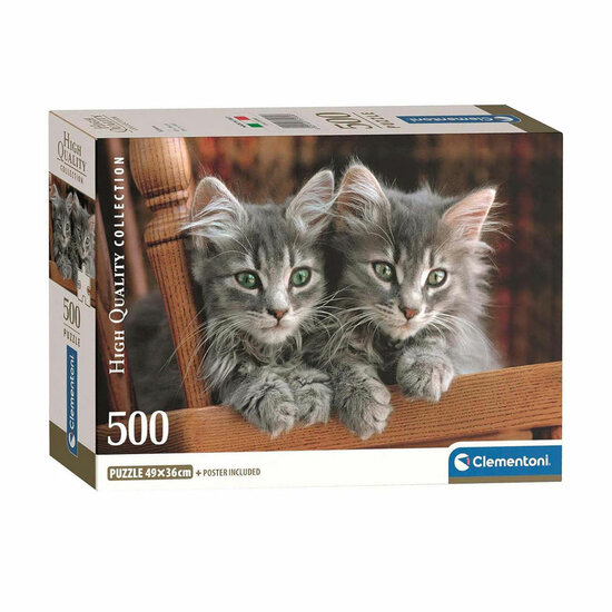 Clementoni Legpuzzel Kittens, 500st.