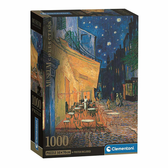 Clementoni Legpuzzel Caf&eacute; Terrace v. Gogh, 1000st.