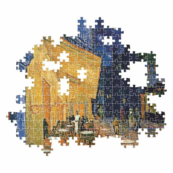 Clementoni Legpuzzel Caf&eacute; Terrace v. Gogh, 1000st.