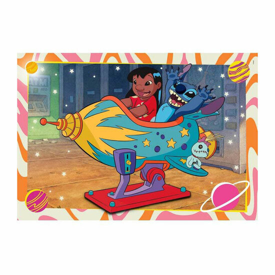 Clementoni Legpuzzel Stitch, 2x60st.