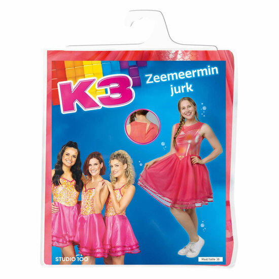 K3 Verkleedjurk Zeemeermin, Maat 38