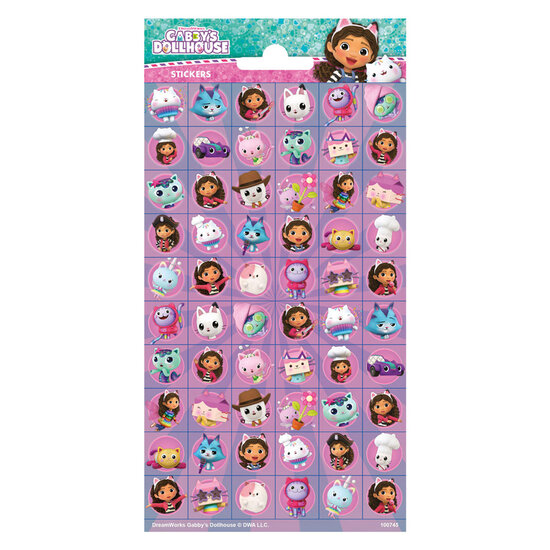 Stickervel Gabby&#039;s Poppenhuis