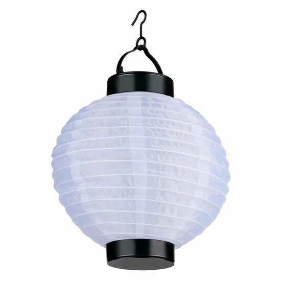 Solar Lampion Wit, 20cm