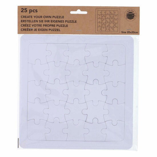 Maak je Eigen Puzzel 20x20cm, 25st.