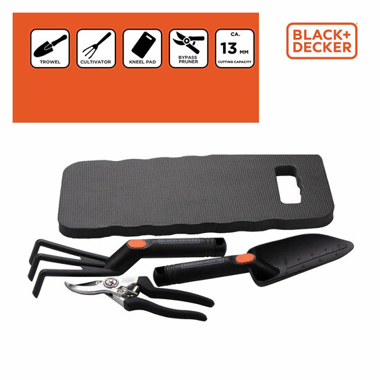 Black+Decker Tuingereedschap, 4dlg.