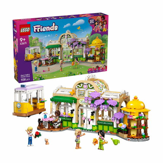 LEGO Friends 42671 Plantencaf&eacute; en Bloemenwinkel