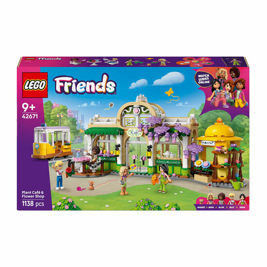 LEGO Friends 42671 Plantencaf&eacute; en Bloemenwinkel