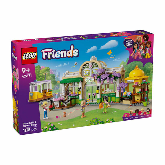 LEGO Friends 42671 Plantencaf&eacute; en Bloemenwinkel