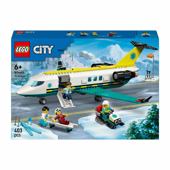LEGO City 60465 Ambulancevliegtuig