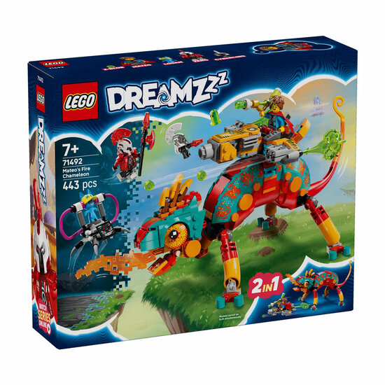 LEGO DREAMZzz 71492 Mateo&#039;s Vuurkameleon