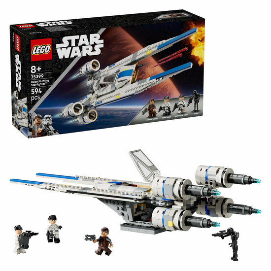 LEGO Star Wars 75399 Andor Rebel U-Wint Starfighter Ruimteschip