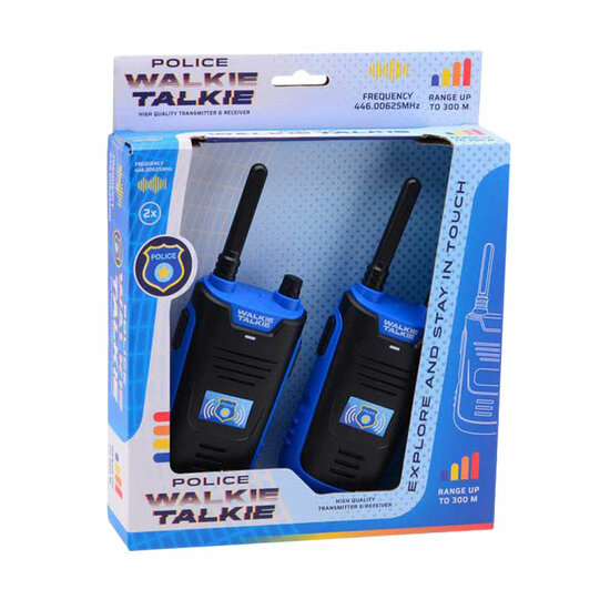 Walkie Talkie Politie - 300 meter bereik