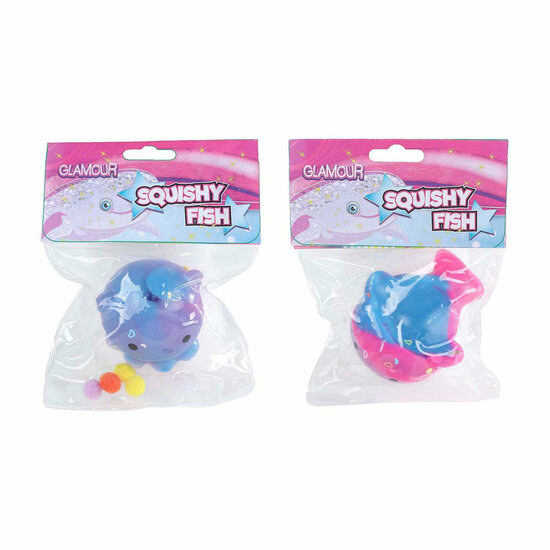 Glamour Squishy Walvisje met Glitters