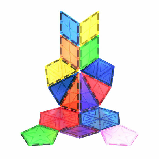 PicassoTiles Geometry - Magnetische Bouwtegels, 16dlg.