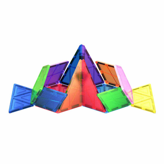 PicassoTiles Geometry - Magnetische Bouwtegels, 16dlg.