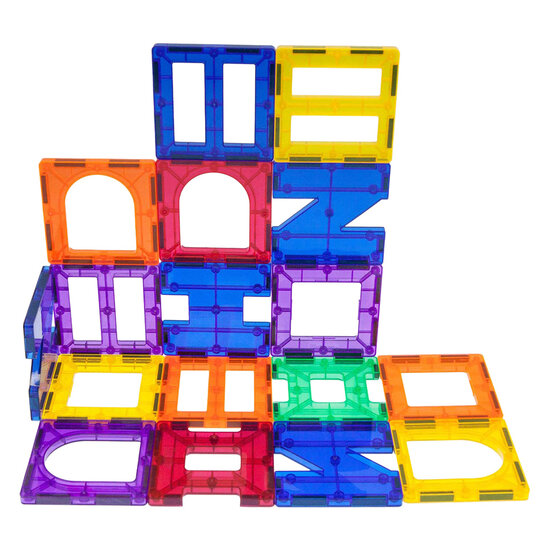 PicassoTiles Artistry - Magnetische Bouwtegels, 42dlg.