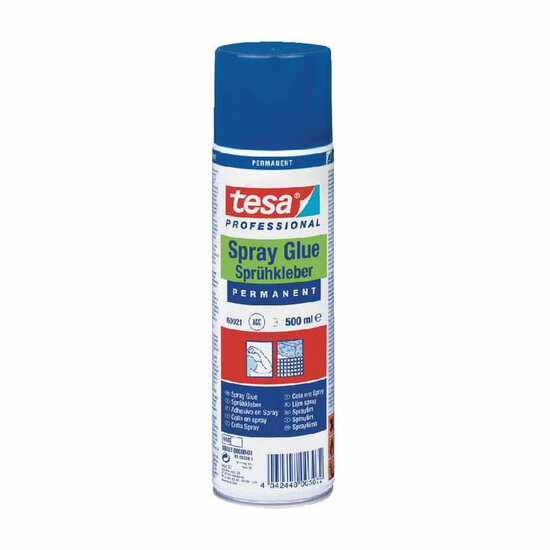 Lijm Tesa spray permanent 500ml