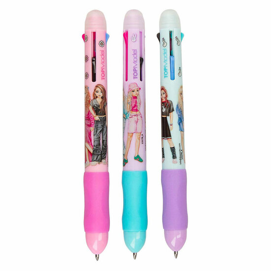 TOPModel Uitgumbare Gelpen met 4 Kleuren