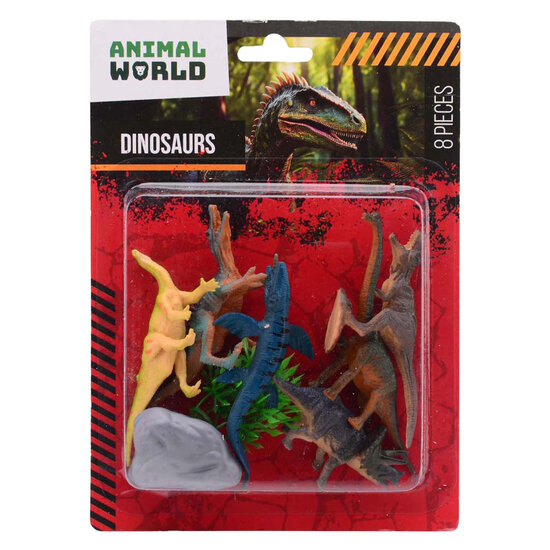 Animal World - Dino Speelset, 8dlg.