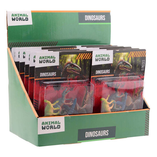 Animal World - Dino Speelset, 8dlg.
